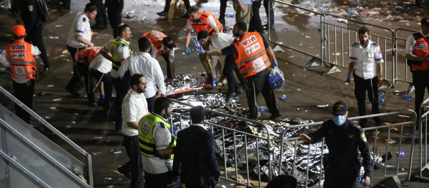 Τραγωδία στο Ισραήλ: Τουλάχιστον 44 νεκροί και πάνω από 100 τραυματίες σε θρησκευτική γιορτή στο Μερόν (βίντεο)